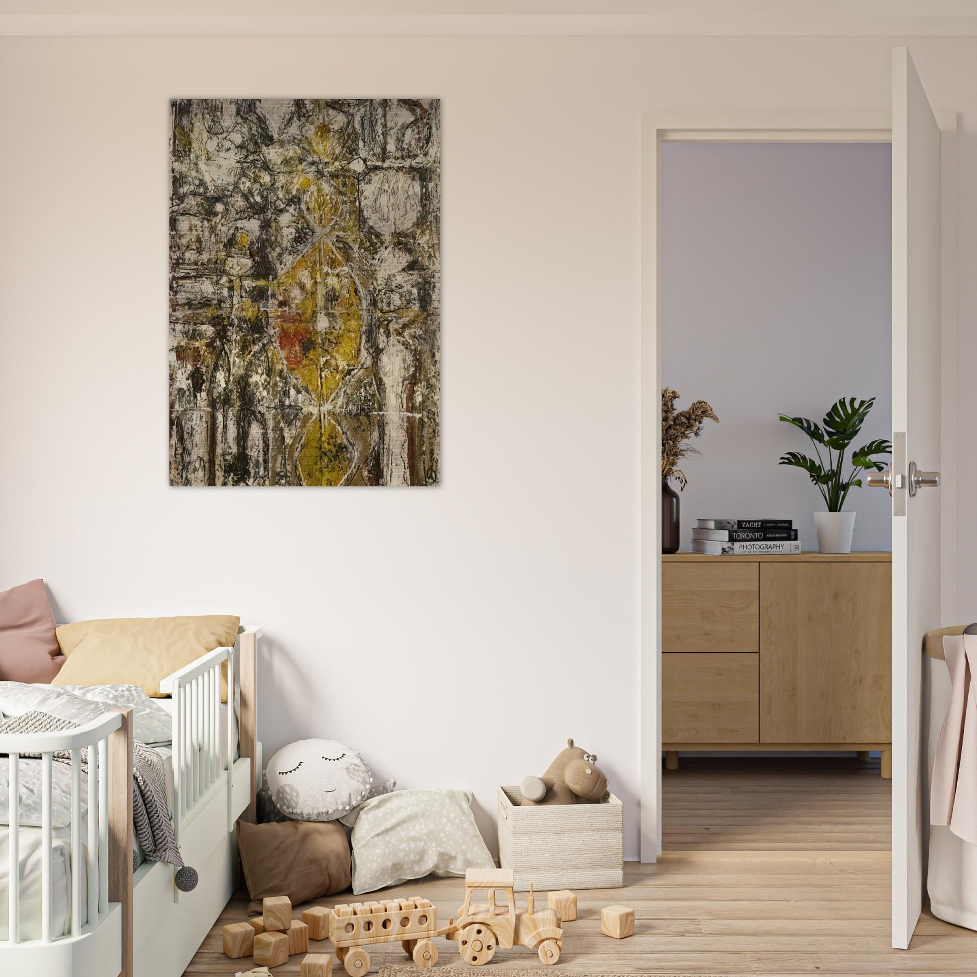 Cascella II - 1952 - Richard Pousette-Dart Brushed Aluminum Print - 70x100 cm / 28x40 inches | Richard Pousette-Dart Aluminum Print | Richard Pousette-Dart Prints