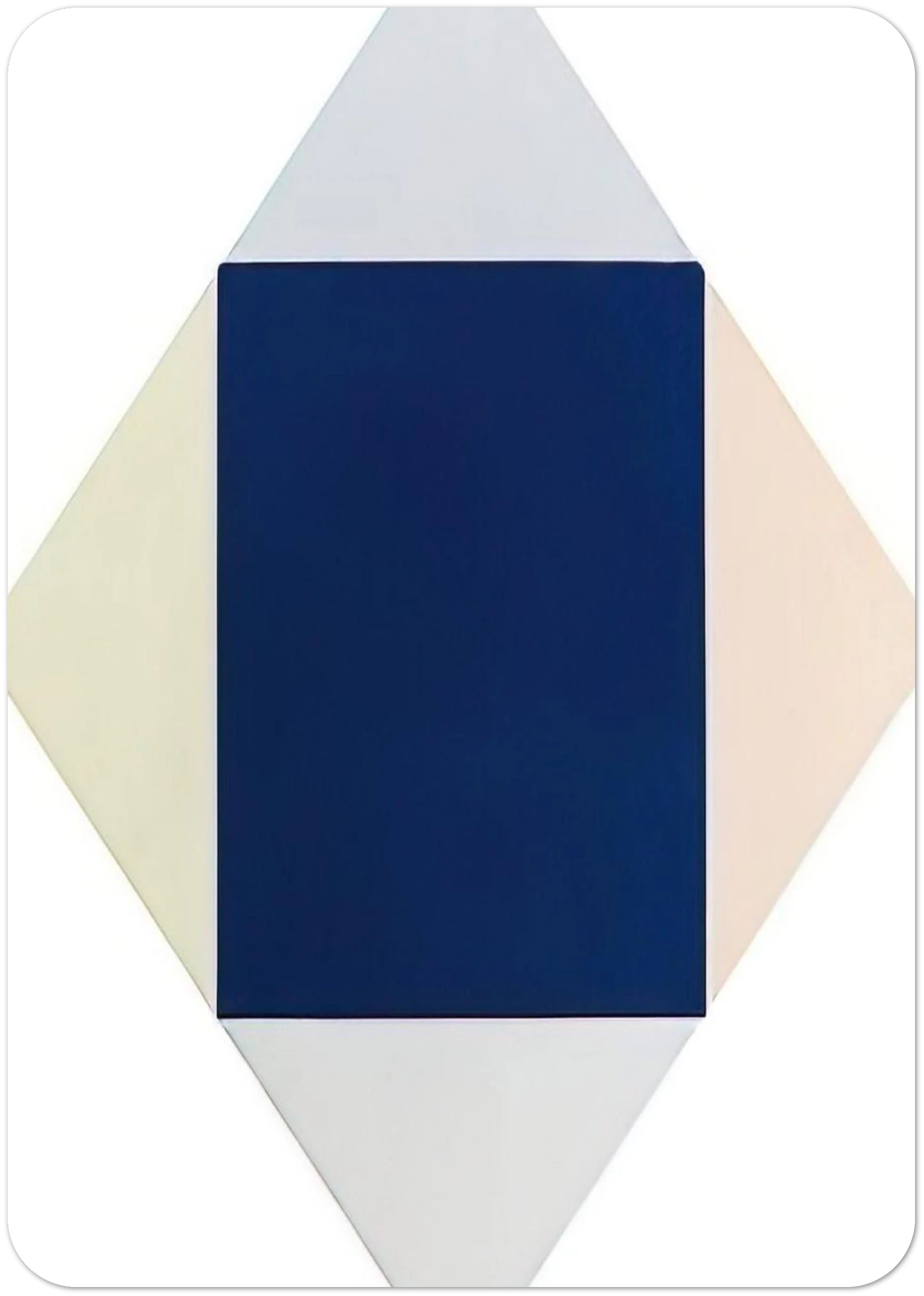 Blauer kern - 1969 By Max Bill Pack of 10 Post Cards | Max Bill Post Cards | A6 (10.5 x 14.8 cm) - 4.1 x 5.8 inches