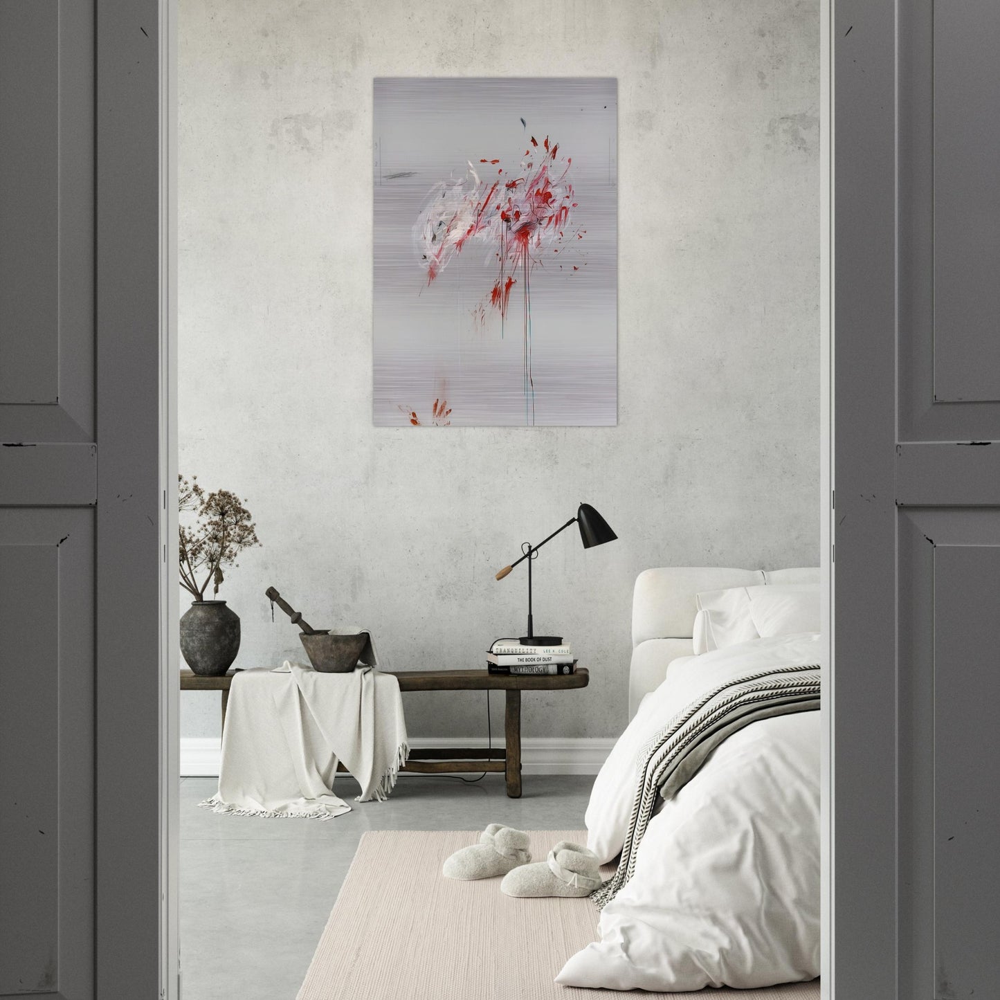 Nine Discourses on Commodus, Part III - Cy Twombly Brushed Aluminum Print - 70x100 cm / 28x40 inches | Cy Twombly Aluminum Print | Cy Twombly Prints