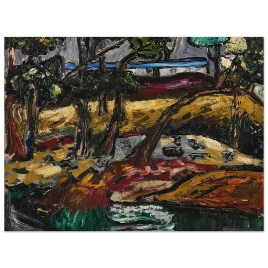 Forrest Bess - Landscape - Expressionism  75x100 cm / 30x40inches Fine Art Poster
