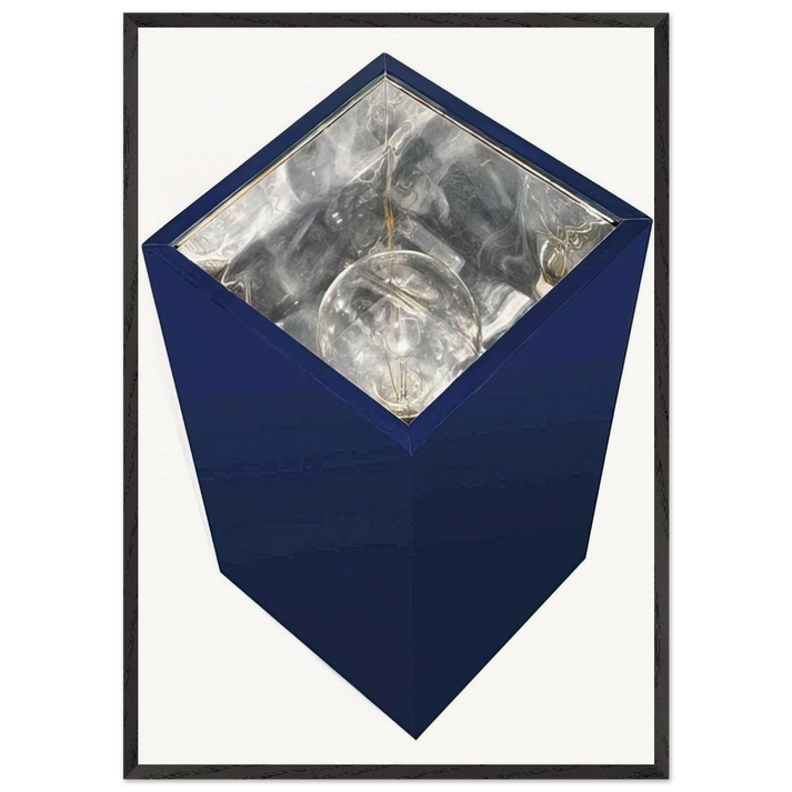 LAMPADA ANNUALE 1967 - Alighiero Boetti 70x100 cm / 28x40 inches Framed Art Print – Black Wooden Frame