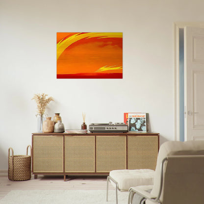 From the Plains II - Georgia O'Keeffe Brushed Aluminum Print - 70x100 cm / 28x40 inches | Georgia O'Keeffe Aluminum Print | Georgia O'Keeffe Prints