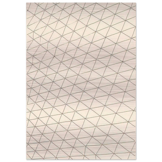 Untitled - 1969 - Gego Brushed Aluminum Print - 70x100 cm / 28x40 inches | Gego Aluminum Print | Gego Prints
