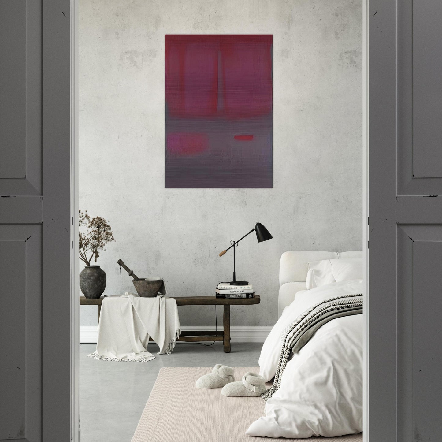 SILVER LIGHT 1975 - Esteban Vicente Brushed Aluminum Print - 70x100 cm / 28x40 inches | Esteban Vicente Aluminum Print | Esteban Vicente Prints