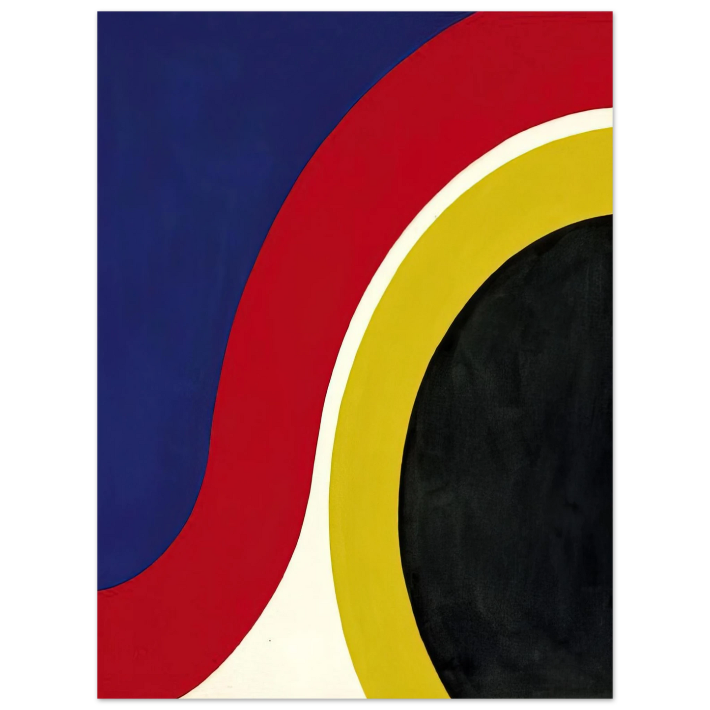 Thomas Downing - Red Span - 1964  75x100 cm / 30x40inches Fine Art Poster