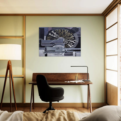 Music - Frantisek Kupka Brushed Aluminum Print - 70x100 cm / 28x40 inches | Frantisek Kupka Aluminum Print | Frantisek Kupka Prints