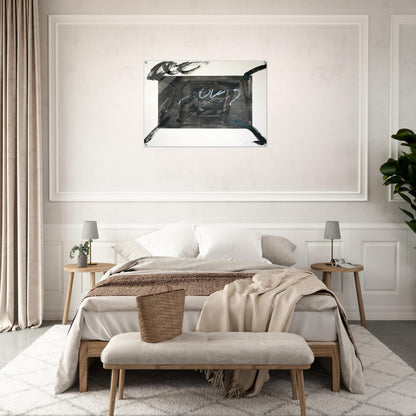 QUATRE GESTES NOIRS 1983 - Antoni Tapies Acrylic Print - 70x100 cm / 28x40″ inches | Antoni Tapies Wall Art | Antoni Tapies Prints