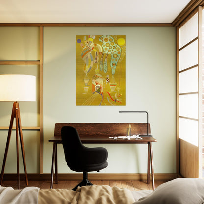 UNTITLED 1941 - Wassily Kandinsky Brushed Aluminum Print - 70x100 cm / 28x40 inches | Wassily Kandinsky Aluminum Print | Wassily Kandinsky Prints