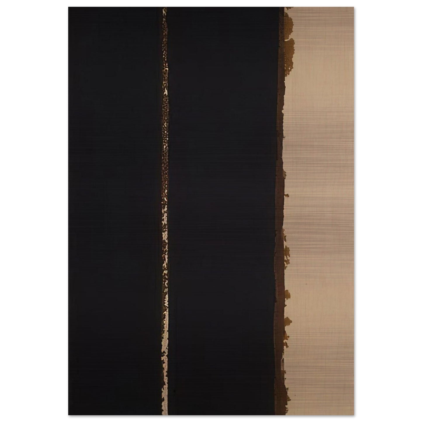 Umber Blue - 1991 - Yun Hyong-keun Brushed Aluminum Print - 70x100 cm / 28x40 inches | Yun Hyong-keun Aluminum Print | Yun Hyong-keun Prints
