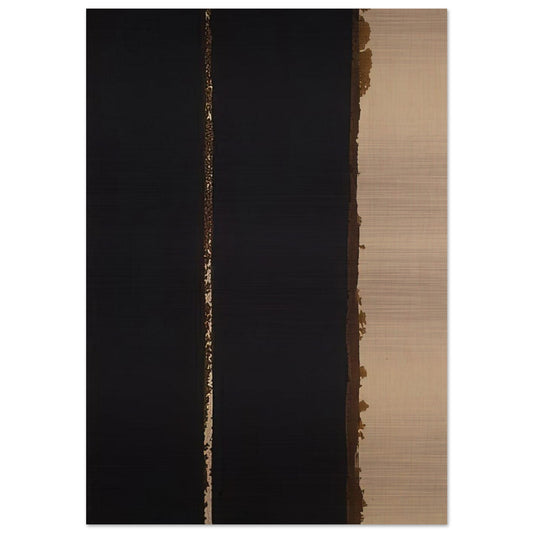 Umber Blue - 1991 - Yun Hyong-keun Brushed Aluminum Print - 70x100 cm / 28x40 inches | Yun Hyong-keun Aluminum Print | Yun Hyong-keun Prints