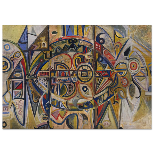 Desert - Richard Pousette-Dart Brushed Aluminum Print - 70x100 cm / 28x40 inches | Richard Pousette-Dart Aluminum Print | Richard Pousette-Dart Prints