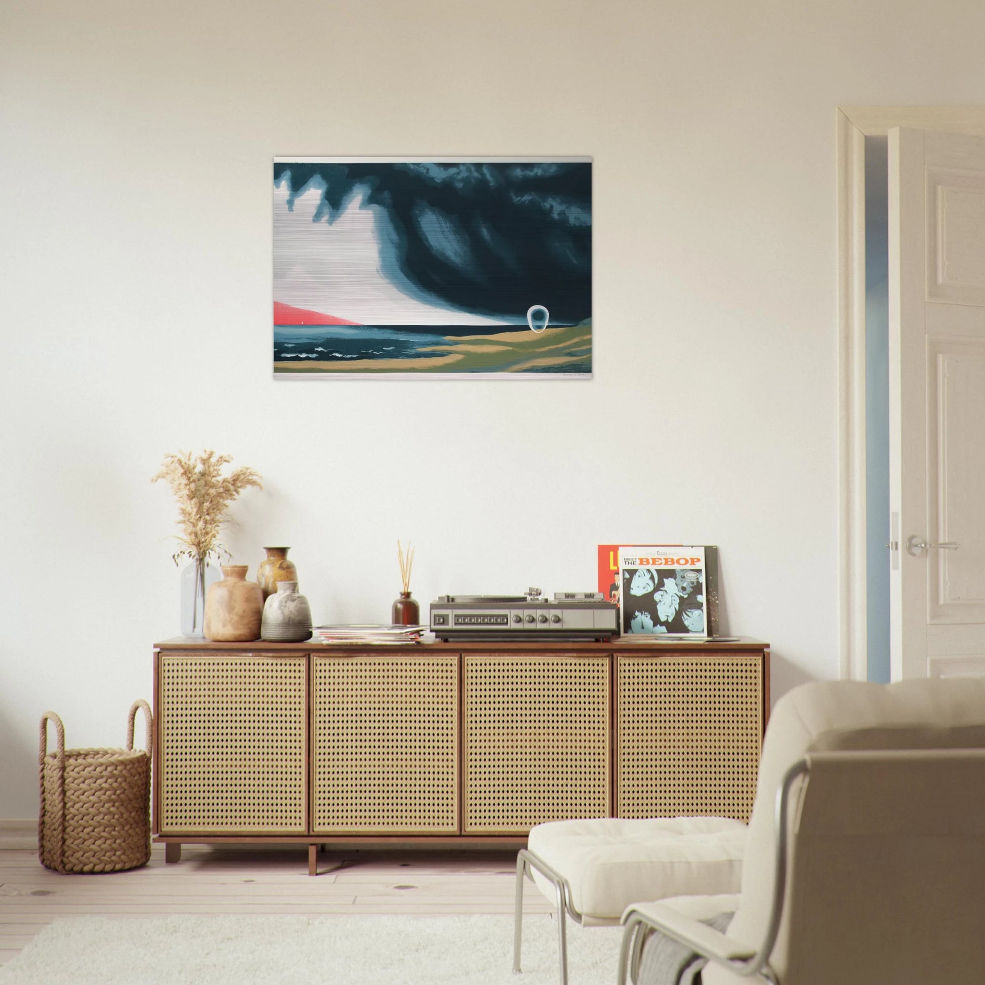 Eschatos 23 - 1977 - Clarence Holbrook Carter Brushed Aluminum Print - 70x100 cm / 28x40 inches | Clarence Holbrook Carter Aluminum Print | Clarence Holbrook Carter Prints