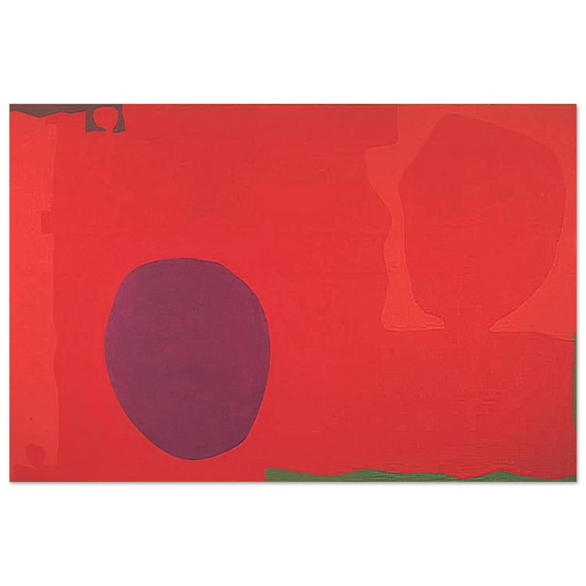 Cadmium with Violet, Scarlet, Emerald, Lemon and Venetian - 1969 - Patrick Heron Art Prints - 100x150 cm / 40x60″ inches | Patrick Heron Poster | Patrick Heron Prints