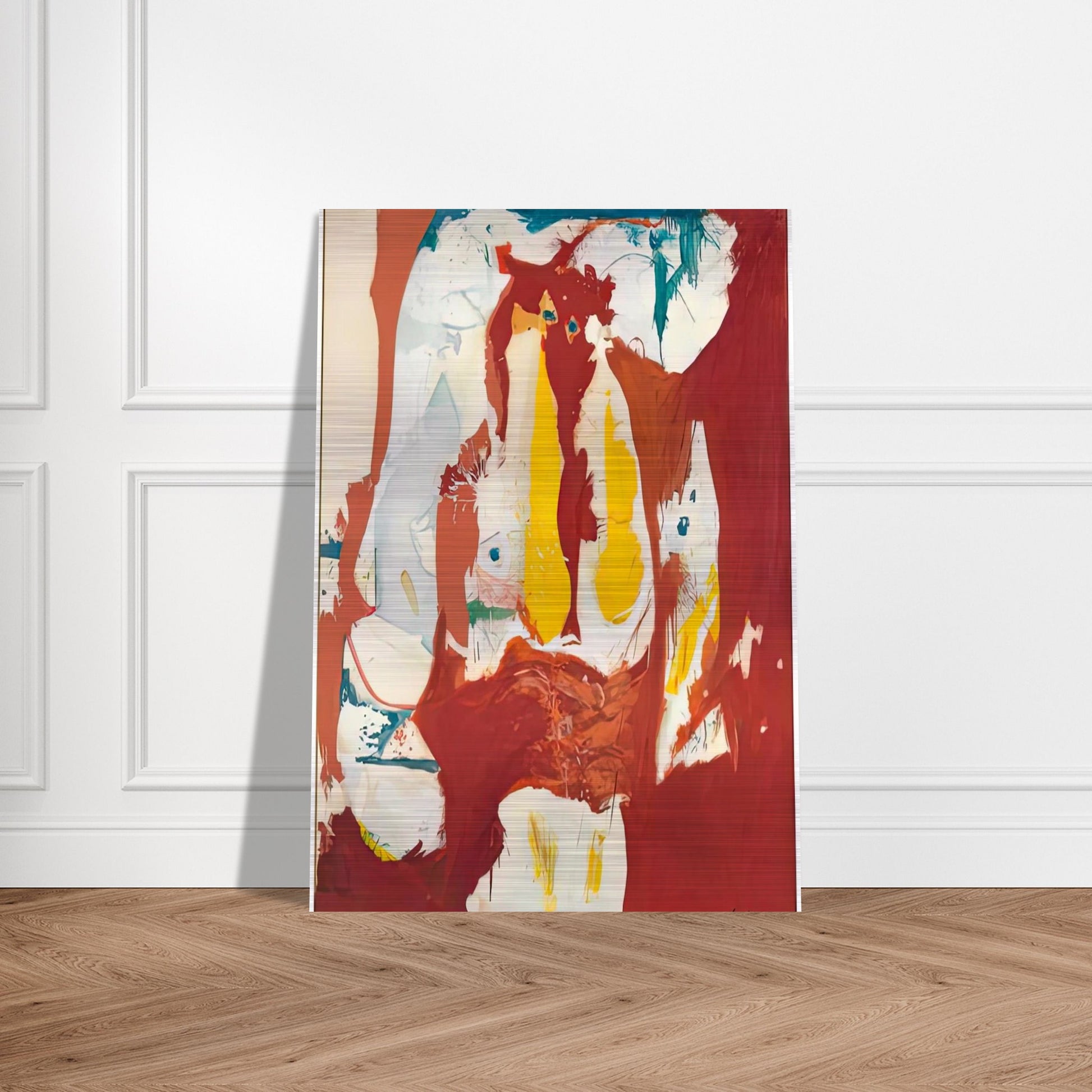 The Red Sea, 1959- - Helen Frankenthaler Brushed Aluminum Print - 70x100 cm / 28x40 inches | Helen Frankenthaler Aluminum Print | Helen Frankenthaler Prints