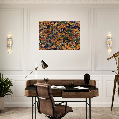 Wheels of Fortune - 1995 - Arman Brushed Aluminum Print - 70x100 cm / 28x40 inches | Arman Aluminum Print | Arman Prints