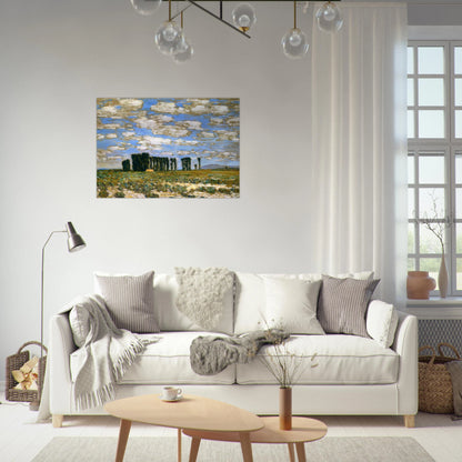 Harney Desert Landscape - Childe Hassam Brushed Aluminum Print - 70x100 cm / 28x40 inches | Childe Hassam Aluminum Print | Childe Hassam Prints