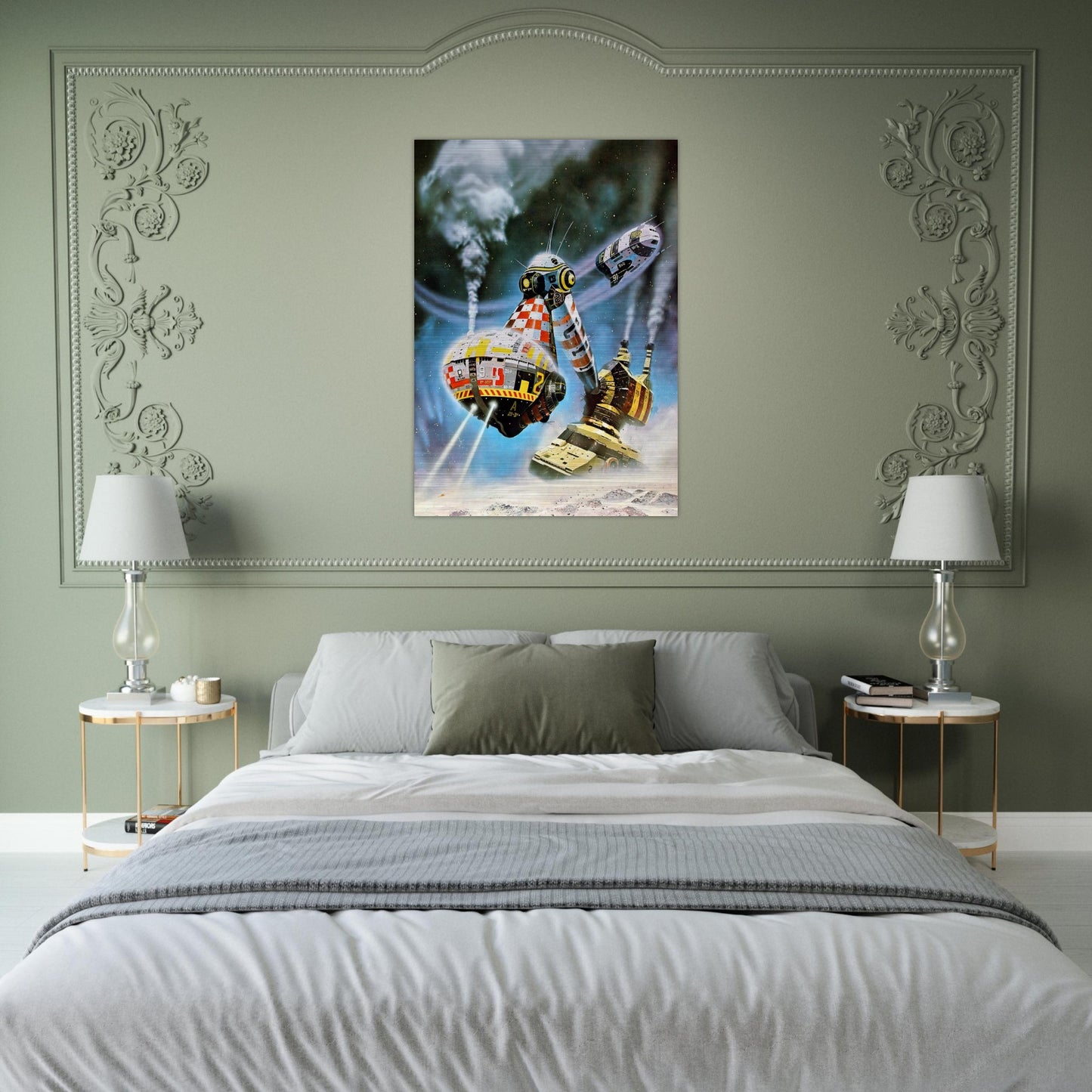 Chris Foss - Chris Foss Brushed Aluminum Print - 70x100 cm / 28x40 inches | Chris Foss Aluminum Print | Chris Foss Prints