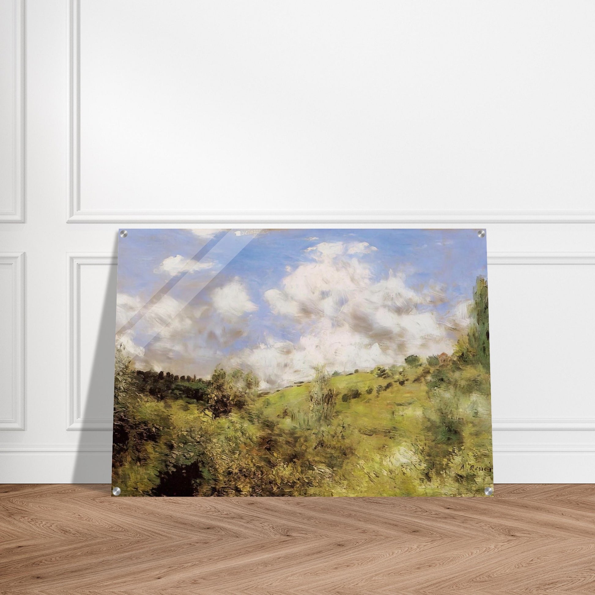 Strong Wind Gust of Wind - Pierre-Auguste Renoir Acrylic Print - 70x100 cm / 28x40″ inches | Pierre-Auguste Renoir Wall Art | Pierre-Auguste Renoir Prints