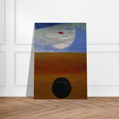 Sea and Sun - Max Ernst Brushed Aluminum Print - 70x100 cm / 28x40 inches | Max Ernst Aluminum Print | Max Ernst Prints