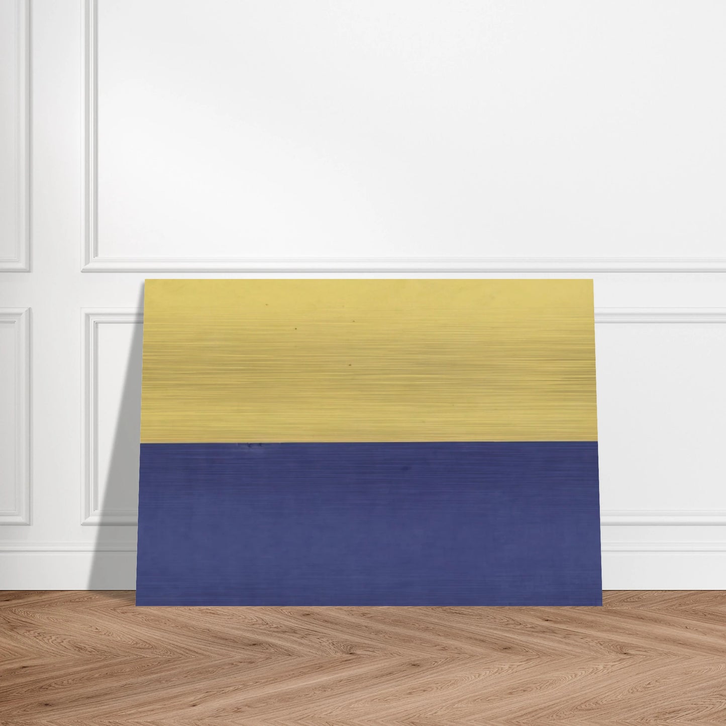 Yellow and Blue - Ellsworth Kelly Brushed Aluminum Print - 70x100 cm / 28x40 inches | Ellsworth Kelly Aluminum Print | Ellsworth Kelly Prints