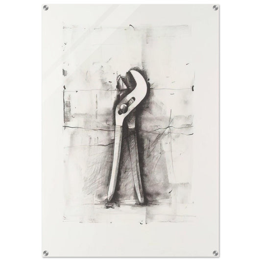 UNTITLED FROM TEN WINTER TOOLS 1973 - Jim Dine Acrylic Print - 70x100 cm / 28x40″ inches