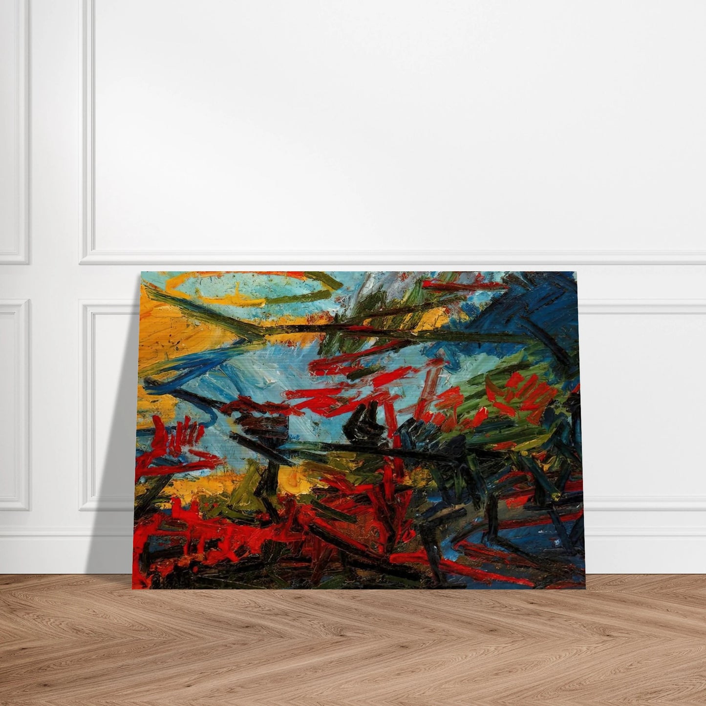 BACCHUS AND ARIADNE - Frank Auerbach Brushed Aluminum Print - 70x100 cm / 28x40 inches | Frank Auerbach Aluminum Print | Frank Auerbach Prints