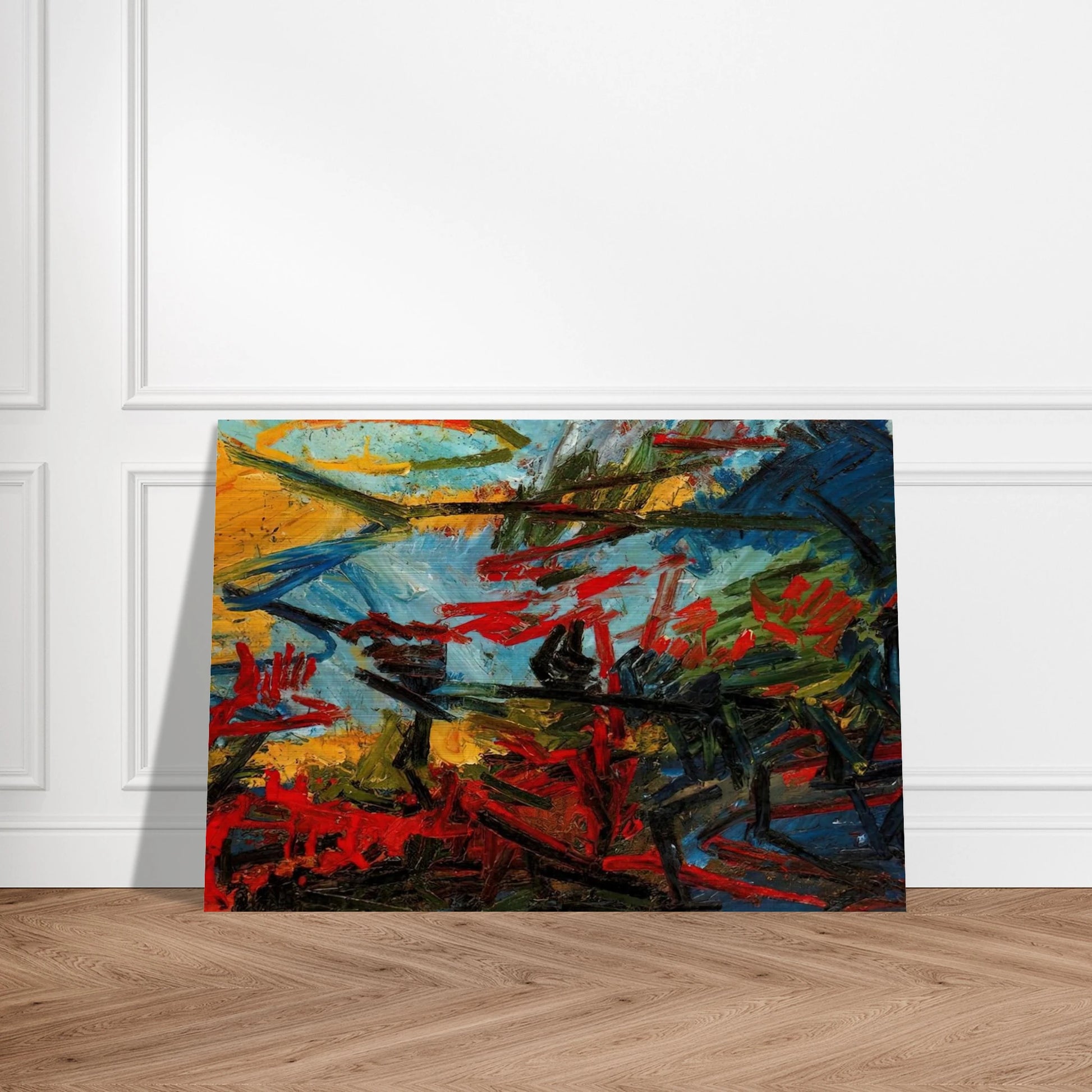 BACCHUS AND ARIADNE - Frank Auerbach Brushed Aluminum Print - 70x100 cm / 28x40 inches | Frank Auerbach Aluminum Print | Frank Auerbach Prints