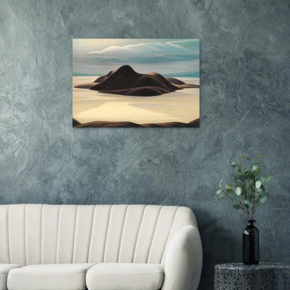 Pic Island, Lake Superior - 1924 - Lawren Harris Brushed Aluminum Print - 70x100 cm / 28x40 inches | Lawren Harris Aluminum Print | Lawren Harris Prints
