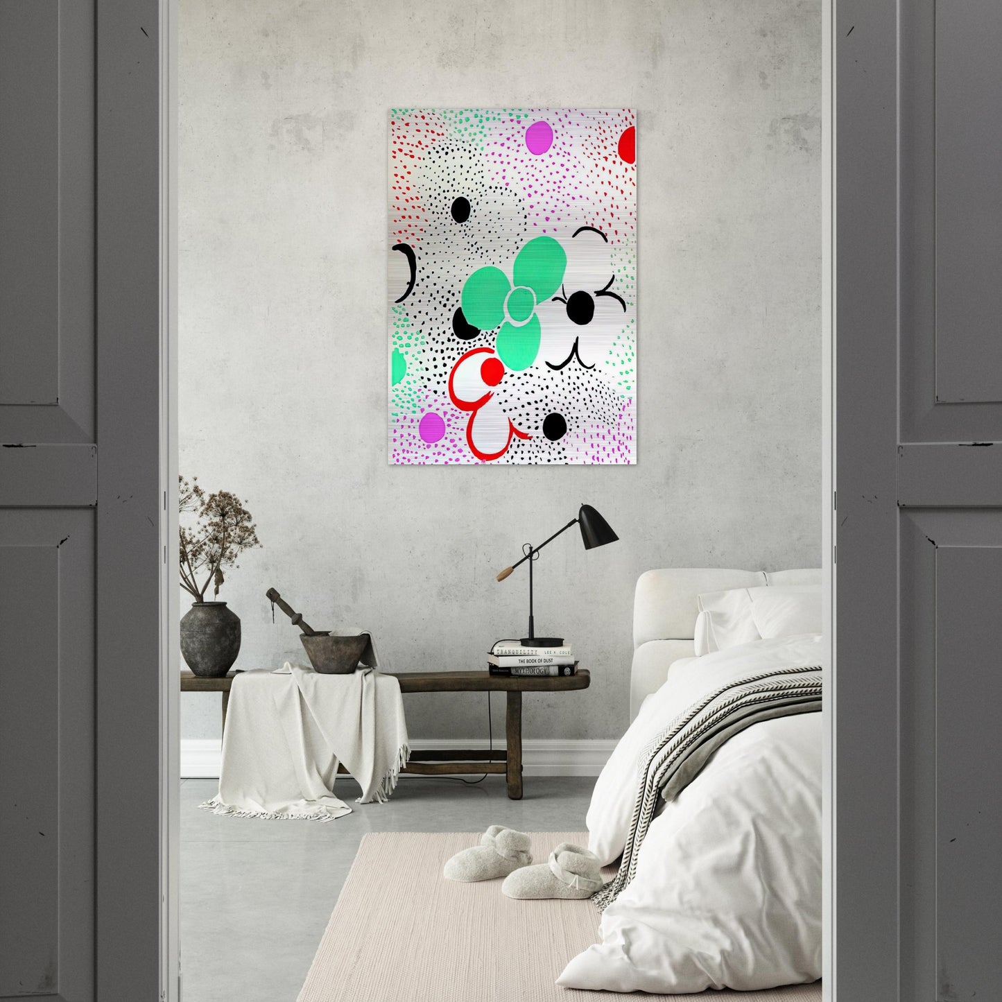 COMPOSITION 12 - Sonia Delaunay Brushed Aluminum Print - 70x100 cm / 28x40 inches | Sonia Delaunay Aluminum Print | Sonia Delaunay Prints
