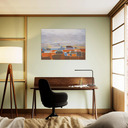 Ciel - Art Informel - Nicolas de Stael Brushed Aluminum Print - 70x100 cm / 28x40 inches | Nicolas de Stael Aluminum Print | Nicolas de Stael Prints