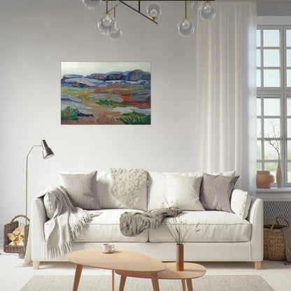 View from Pellinge - Expressionism - Tove Jansson Brushed Aluminum Print - 70x100 cm / 28x40 inches | Tove Jansson Aluminum Print | Tove Jansson Prints