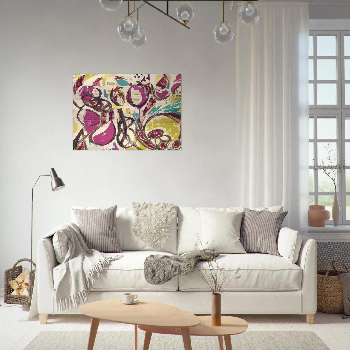 Thaw - Lee Krasner Brushed Aluminum Print - 70x100 cm / 28x40 inches | Lee Krasner Aluminum Print | Lee Krasner Prints