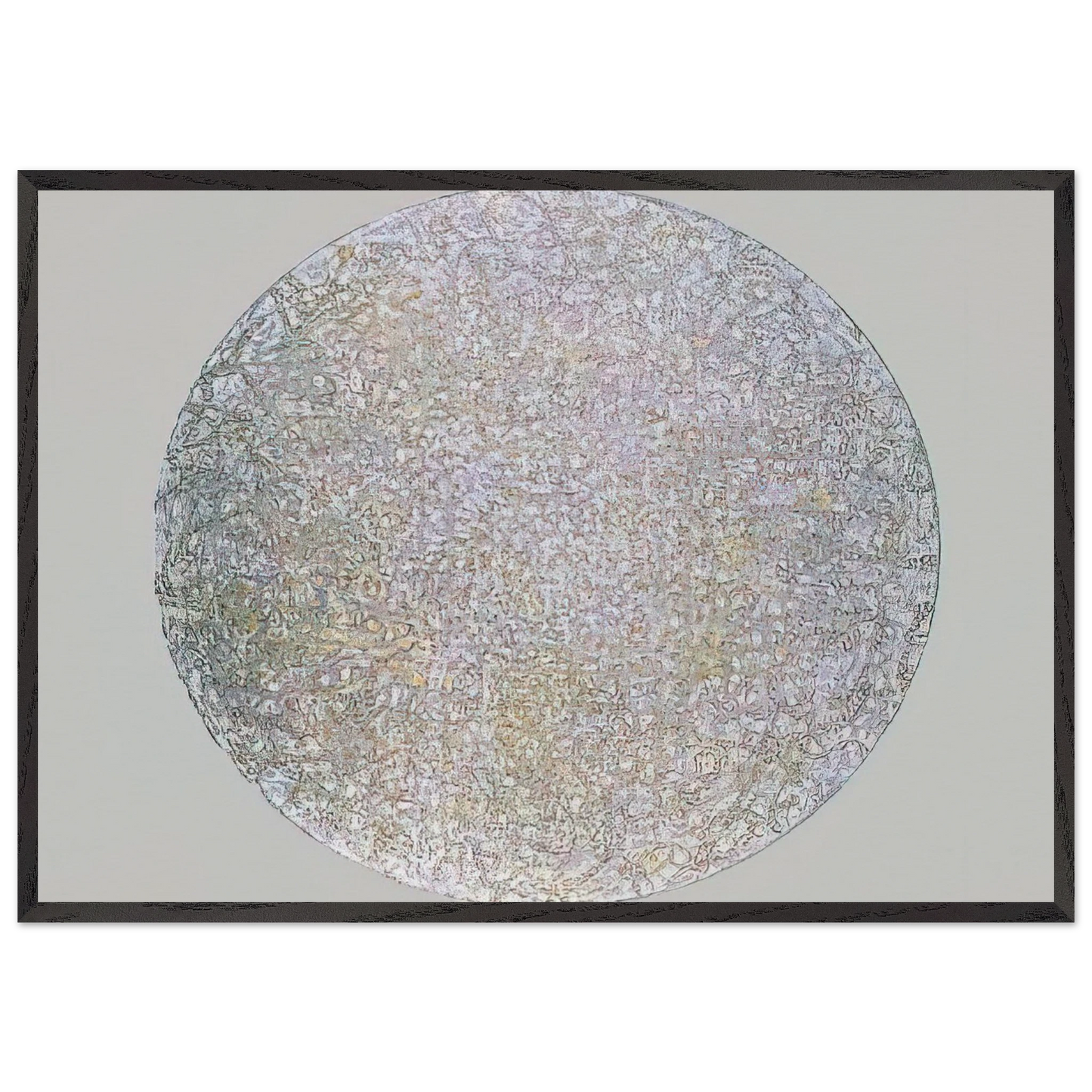 Palm Sight - Richard Pousette-Dart 70x100 cm / 28x40 inches Framed Art Print – Black Wooden Frame