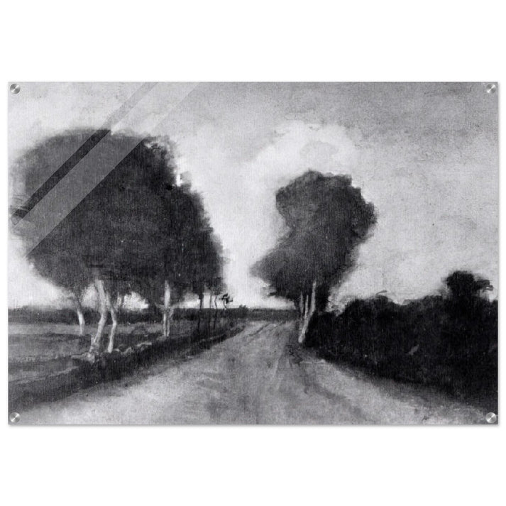 Country Lane with Trees - Vincent van Gogh Acrylic Print - 70x100 cm / 28x40″ inches