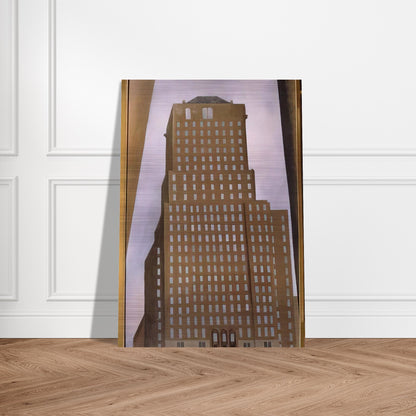 Shelton Hotel New York No. 1 - Georgia O'Keeffe Brushed Aluminum Print - 70x100 cm / 28x40 inches | Georgia O'Keeffe Aluminum Print | Georgia O'Keeffe Prints