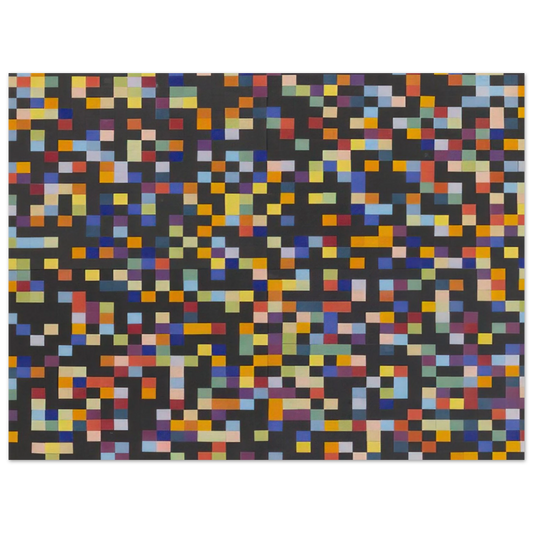 Ellsworth Kelly - Spectrum Colors Arranged by Chance VI  75x100 cm / 30x40inches Fine Art Poster