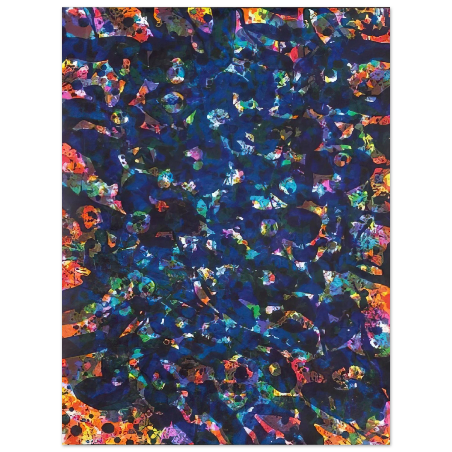 Sam Francis - Her Blue Deeps  75x100 cm / 30x40inches Fine Art Poster