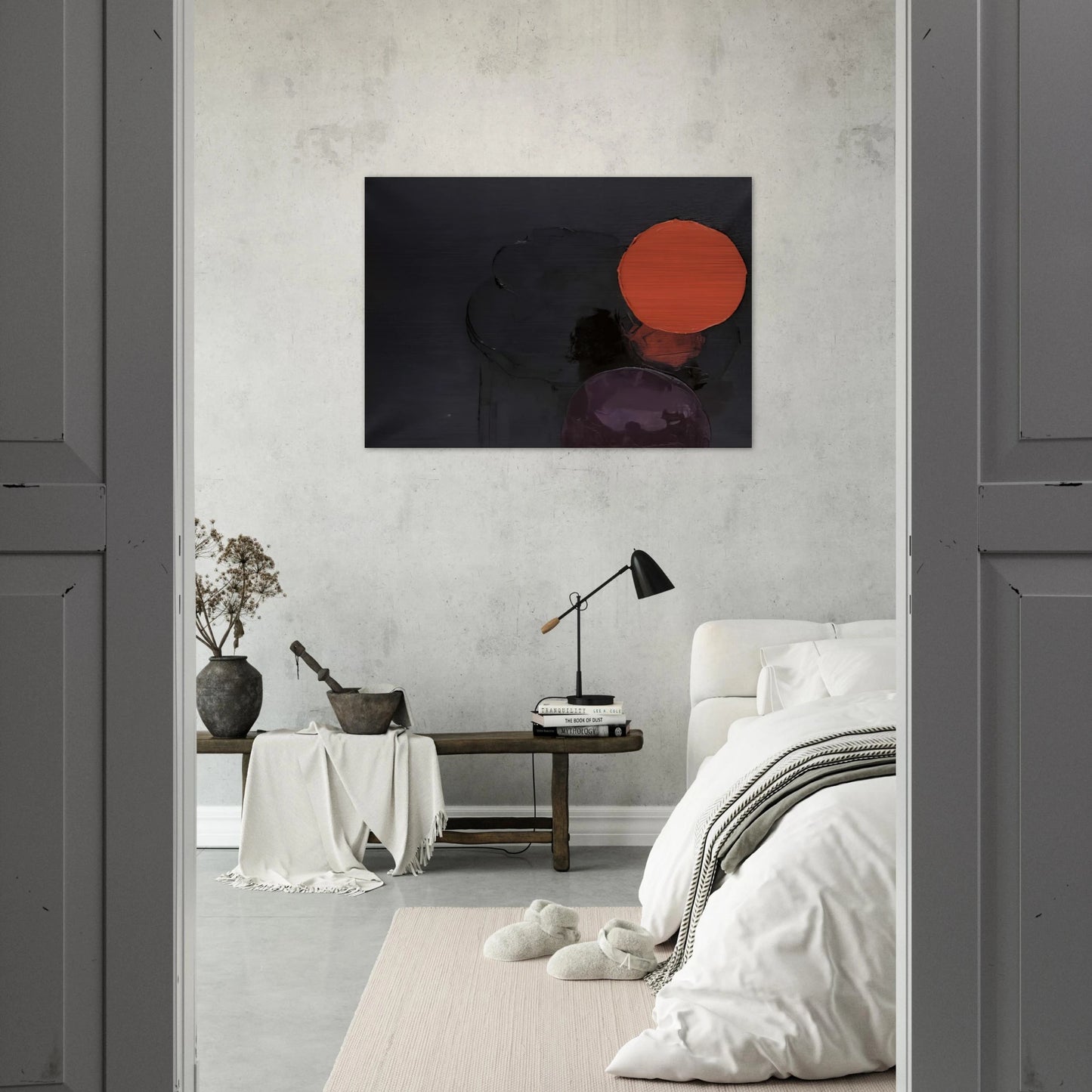 PAINTING 847 - Luis Feito Brushed Aluminum Print - 70x100 cm / 28x40 inches | Luis Feito Aluminum Print | Luis Feito Prints
