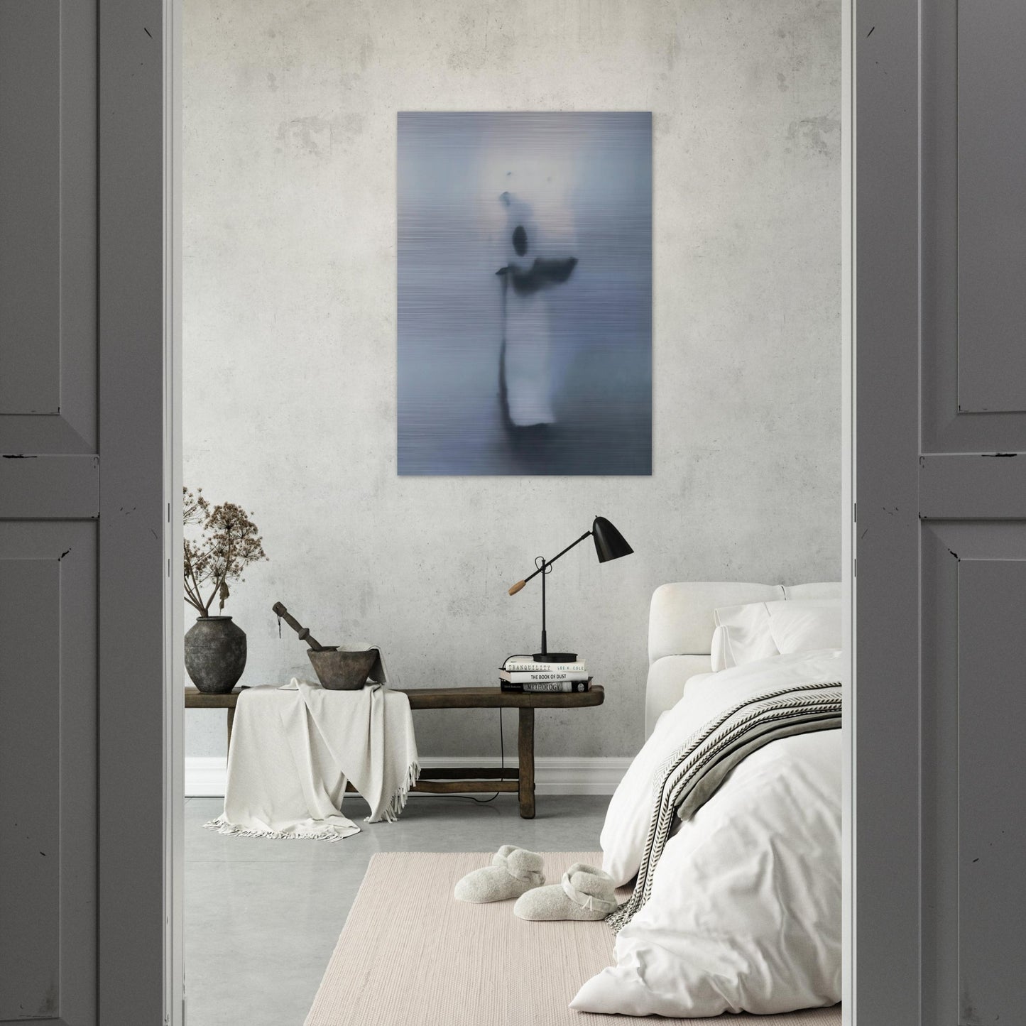 TOILET PAPER - Gerhard Richter Brushed Aluminum Print - 70x100 cm / 28x40 inches | Gerhard Richter Aluminum Print | Gerhard Richter Prints