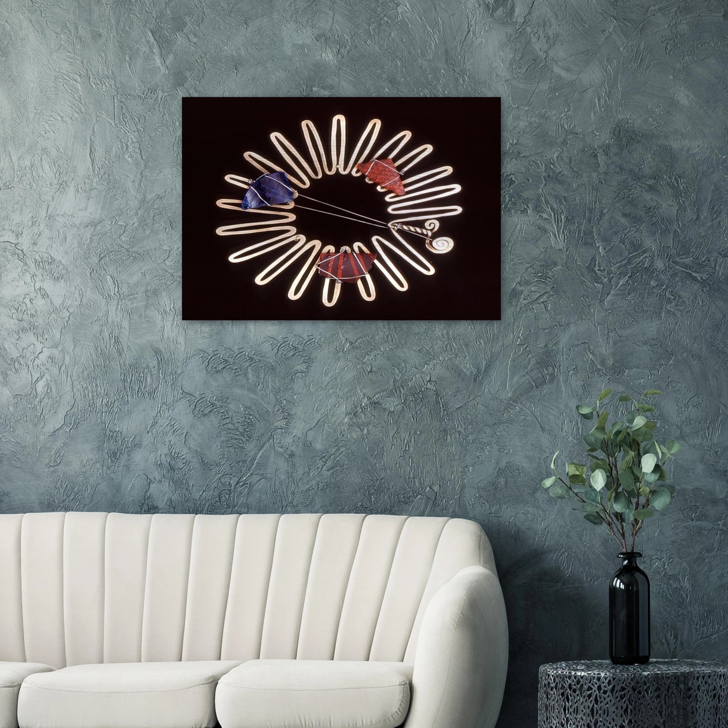 BROOCH 1938 - Alexander Calder Brushed Aluminum Print - 70x100 cm / 28x40 inches | Alexander Calder Aluminum Print | Alexander Calder Prints