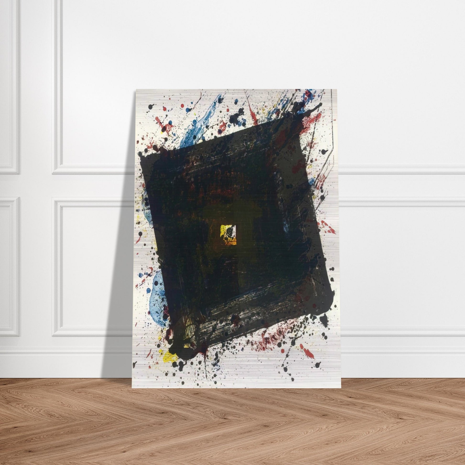 Dark and Fast - Sam Francis Brushed Aluminum Print - 70x100 cm / 28x40 inches | Sam Francis Aluminum Print | Sam Francis Prints