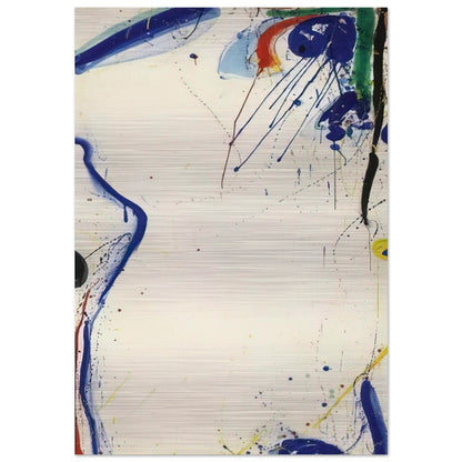 Eye of Zengai - Sam Francis Brushed Aluminum Print - 70x100 cm / 28x40 inches | Sam Francis Aluminum Print | Sam Francis Prints