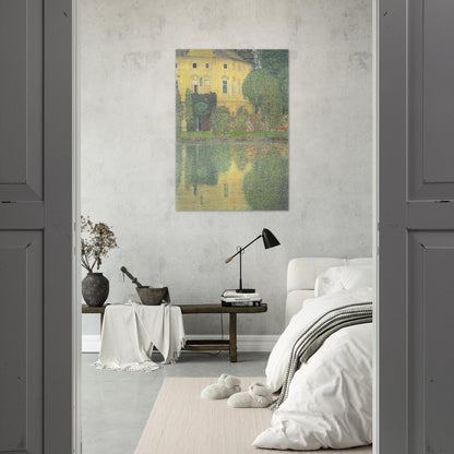SCHLOSS KAMMER ON THE ATTERSEE IV - Gustav Klimt Brushed Aluminum Print - 70x100 cm / 28x40 inches | Gustav Klimt Aluminum Print | Gustav Klimt Prints