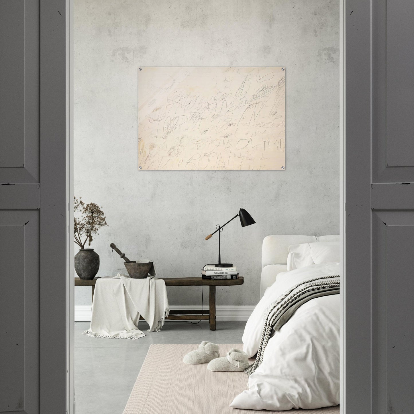 Olympia - Cy Twombly Acrylic Print - 70x100 cm / 28x40″ inches
