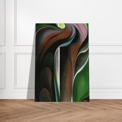 Jack-in-the-Pulpit ?V - Georgia O'Keeffe Brushed Aluminum Print - 70x100 cm / 28x40 inches | Georgia O'Keeffe Aluminum Print | Georgia O'Keeffe Prints