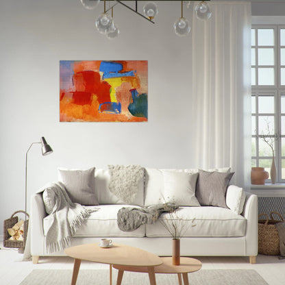 UNTITLED 1959 - Esteban Vicente Brushed Aluminum Print - 70x100 cm / 28x40 inches | Esteban Vicente Aluminum Print | Esteban Vicente Prints