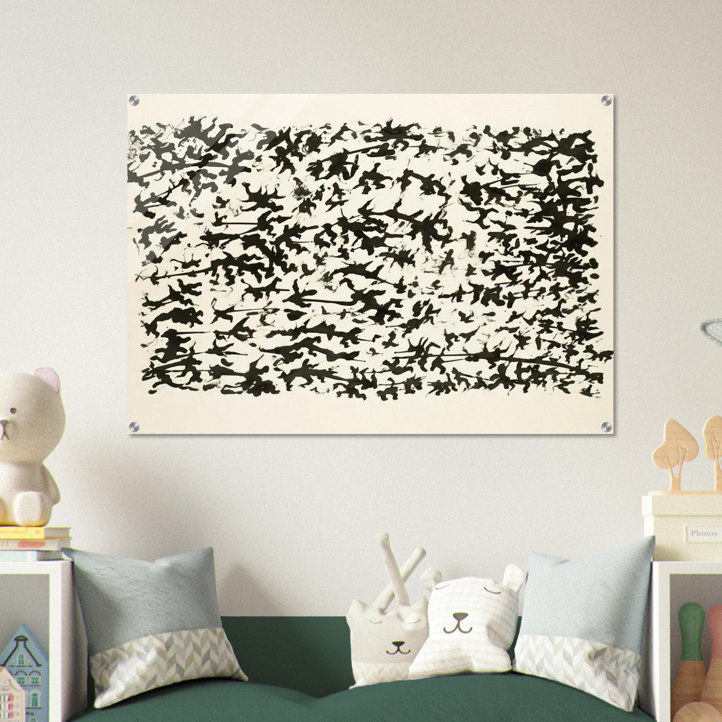 UNTITLED 7 - Henri Michaux Acrylic Print - 70x100 cm / 28x40″ inches