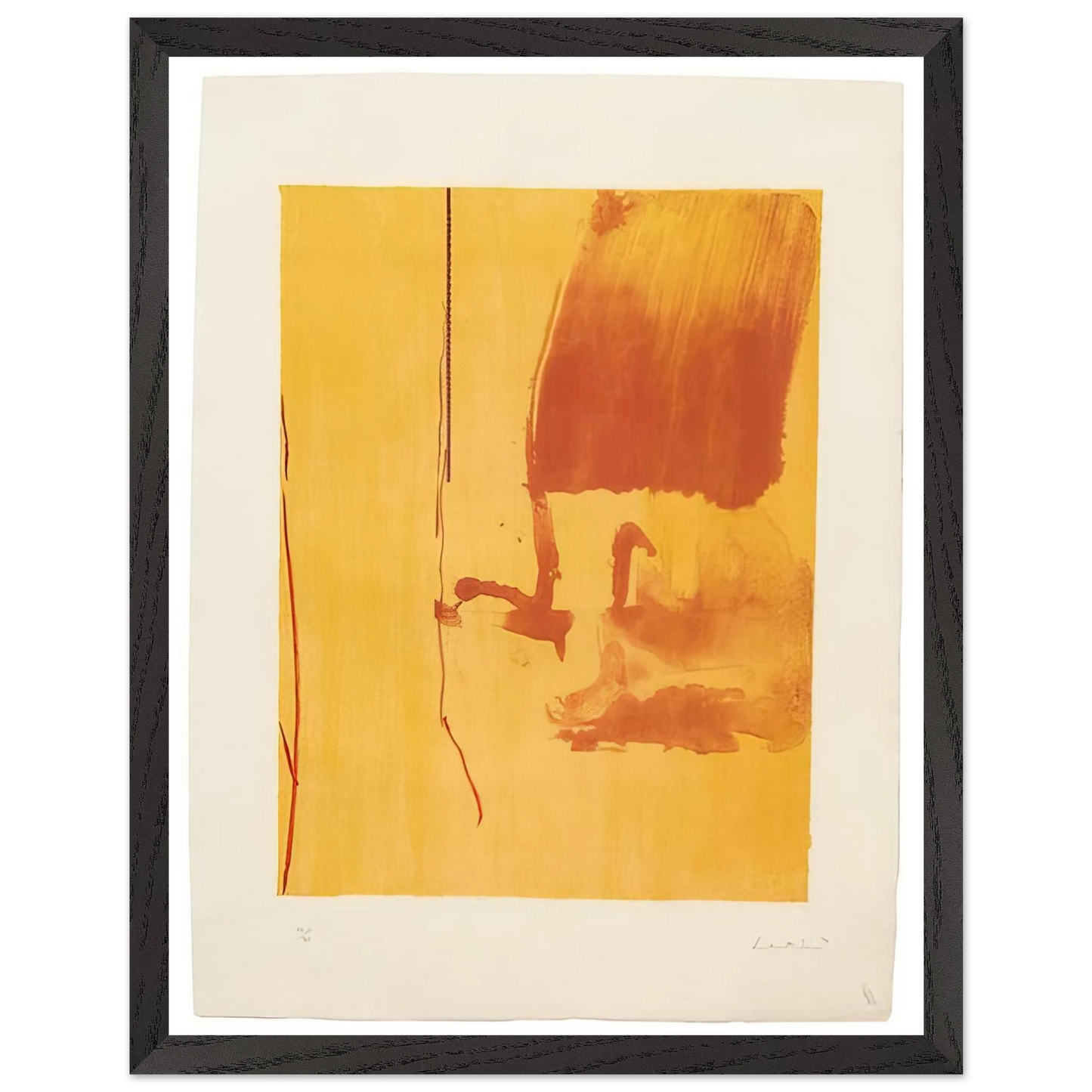 Helen Frankenthaler - Harvest - 1976 Wall art - 50x70 cm / 20x28 inches - Fine Art Poster-canvas - -