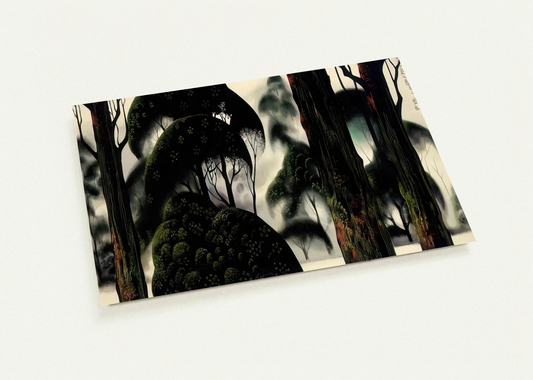 Forest Magic By Eyvind Earle Pack of 10 Post Cards | Eyvind Earle Post Cards | A6 (10.5 x 14.8 cm) - 4.1 x 5.8 inches