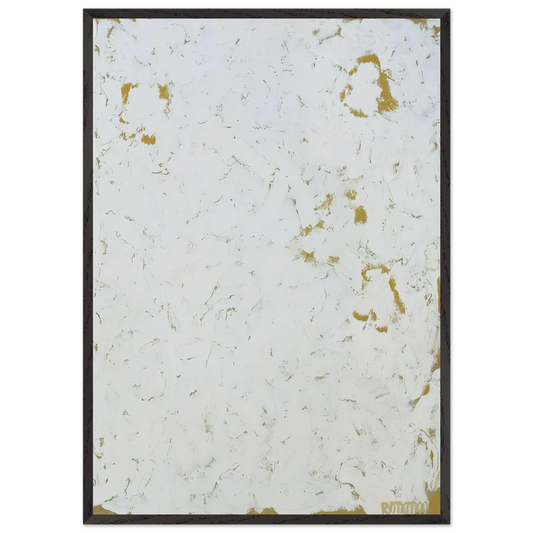 Wing - Robert Ryman 70x100 cm / 28x40 inches Framed Art Print – Black Wooden Frame